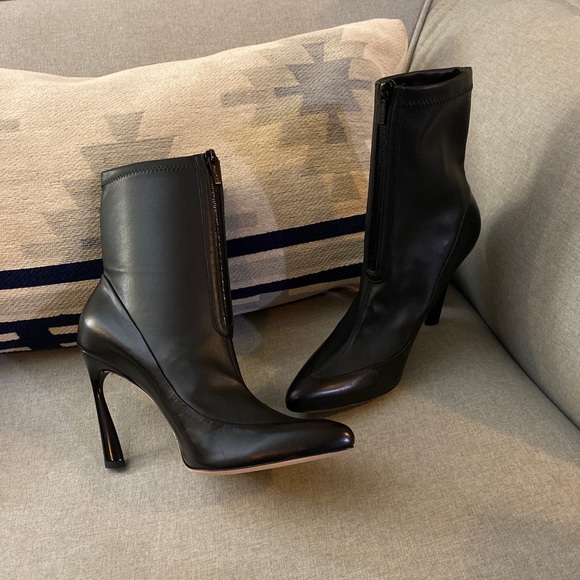 Jimmy Choo Brax 100 black heeled ankle boots 39.5 NWT - Picture 10 of 13